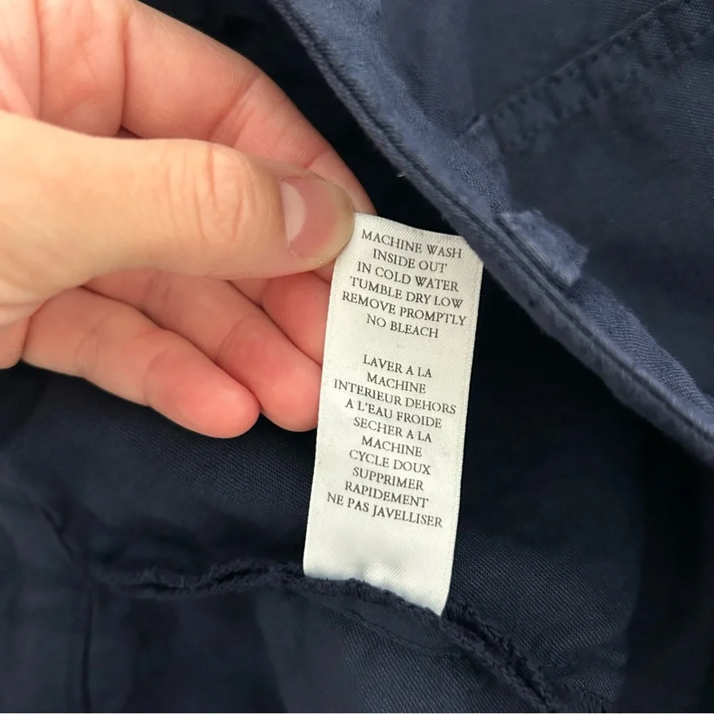 Frank & Eileen Jameson Utility Jogger Italian Performance Linen blue 10